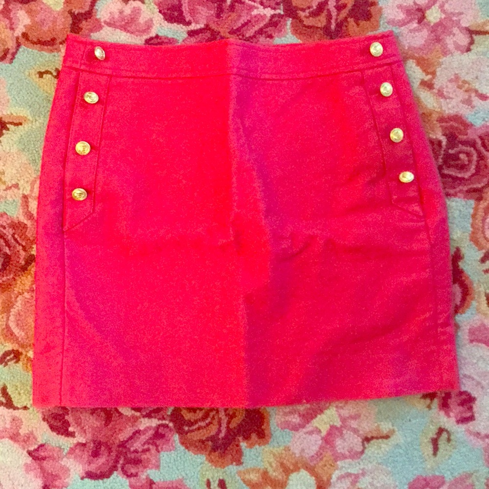 JCrew Sailor Mini Skirt